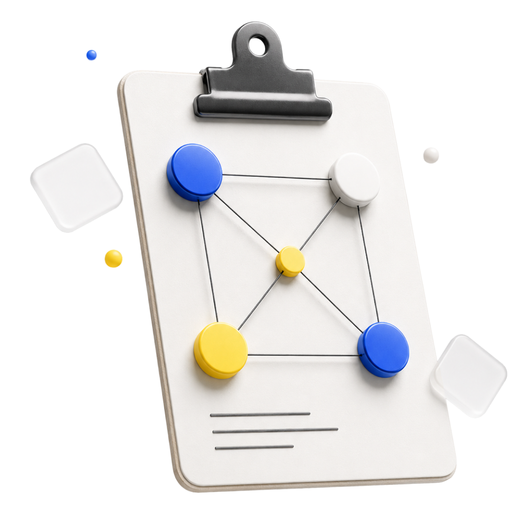 Clipboard methodology illustration